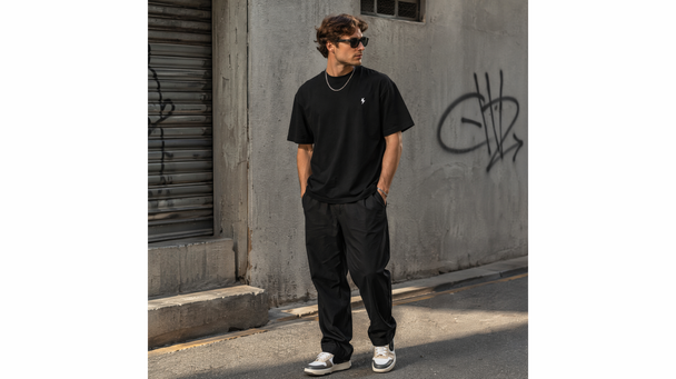 ANFANG N°002 — Organic Oversized Drop-Shoulder Tee