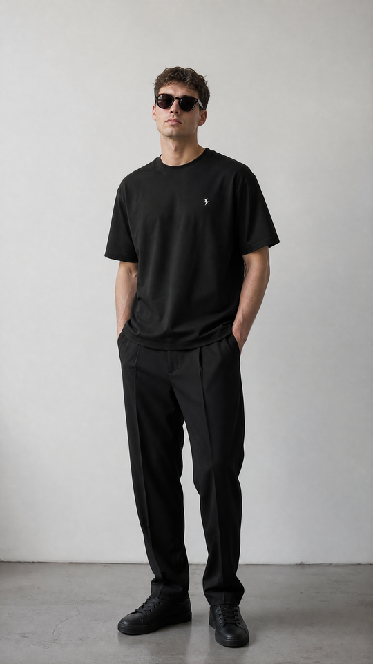 ANFANG N°002 — Organic Oversized Drop-Shoulder Tee