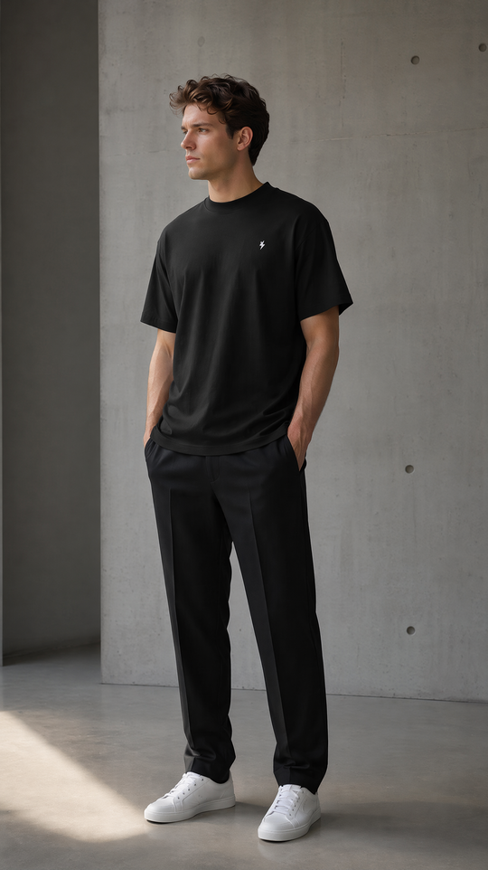 ANFANG N°002 — Organic Oversized Drop-Shoulder Tee