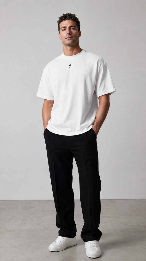 ANFANG N°001 — Organic Oversized Drop-Shoulder Tee