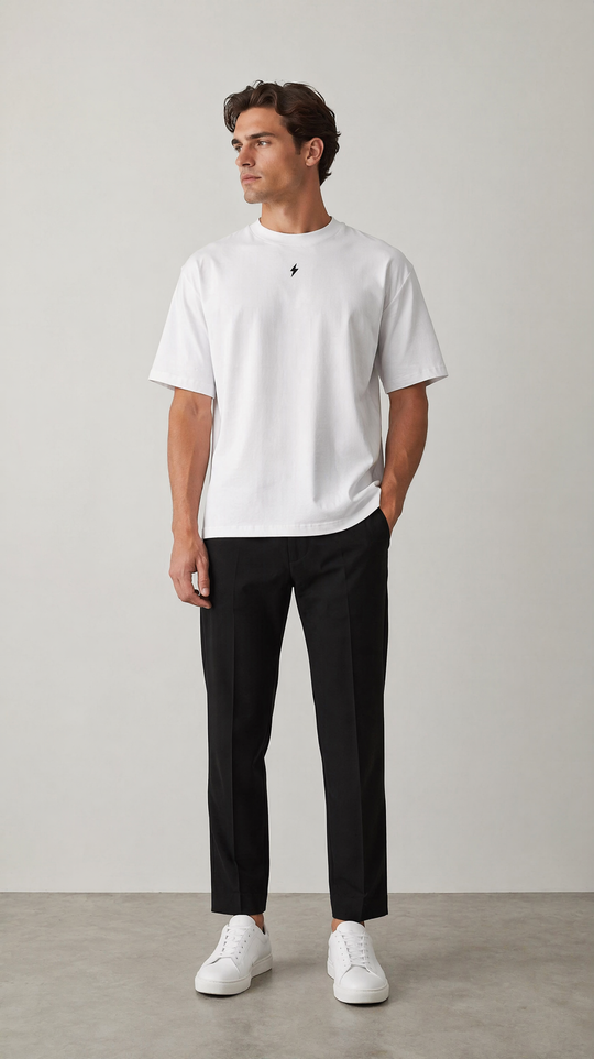 ANFANG N°001 — Organic Oversized Drop-Shoulder Tee
