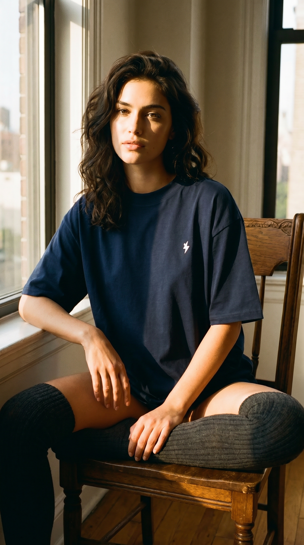 ANFANG N°002 — Organic Oversized Drop-Shoulder Tee